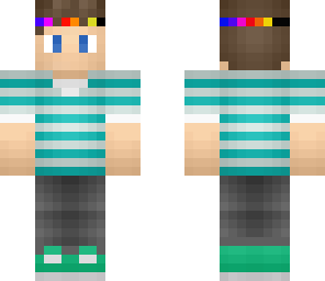mah new skin with  the band on my head 
