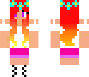 flame hair girl