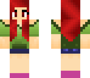 rosa red haired summer