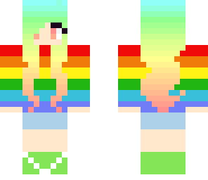 rainbow girl