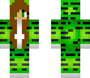 green tiger girl