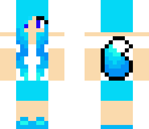 blue girl