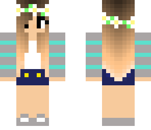 stripe summer girl