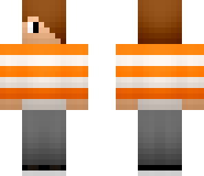 whiteorange striped boy