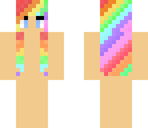 rainbow girl skin base