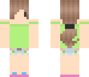 chibi summer girl