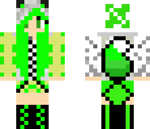 green and gold wolf