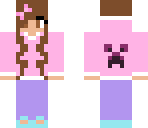 cool pink creeper jacket girl