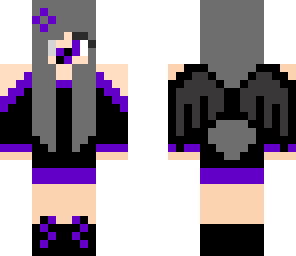 purple dark angel baby