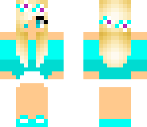 blue summer girl