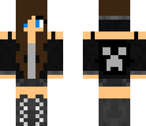 cute emoish creeper girl