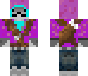archer guy purple neon blue