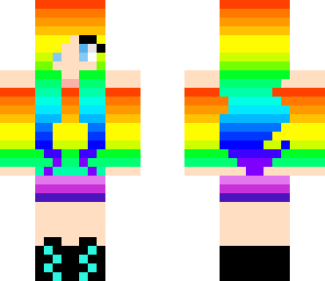 girl rainbow