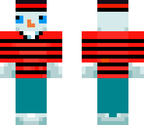 hipster snowman