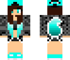 brown haired wolf girl
