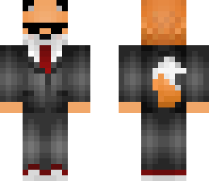 fox in suit with glasses