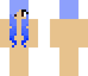 blue hair skin base