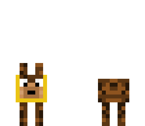 brown wolf dog with yellow collar