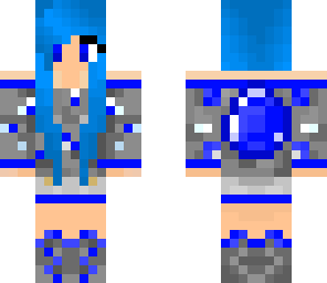 cute blue sapphire girl