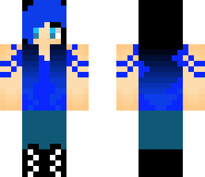 blue and black