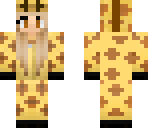 girl in giraffe onsie