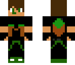 badass player of minecraft green 2