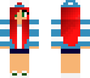 skater girl with red hair