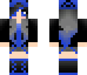 cute blue girl