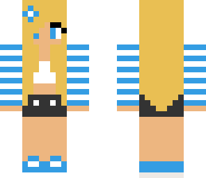blue girl