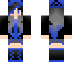 cute blue girl edited