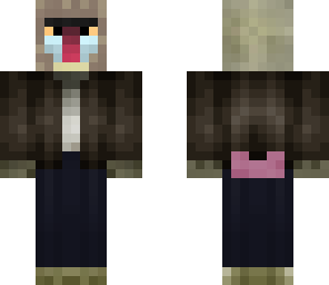 baboon in a suit