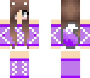 purple wolf girl