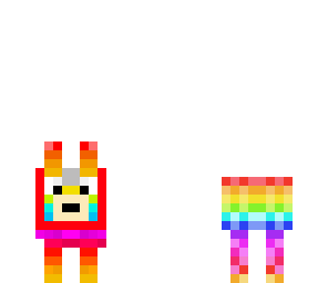 rainbow dog