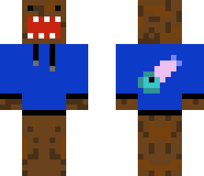 blue hoodie fishy domo