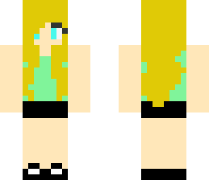 summer blonde girl