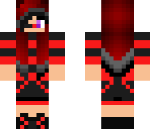 red hoodie girl