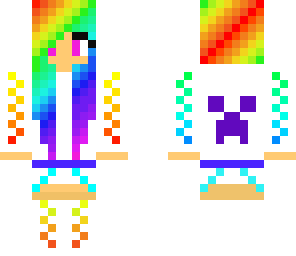 rainbow girl