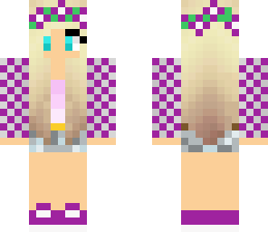 edited purple girl