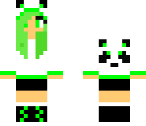 green panda hoodie