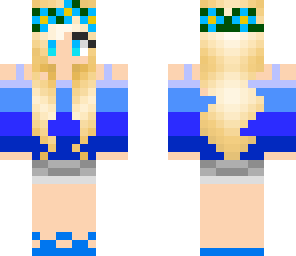 blue girl
