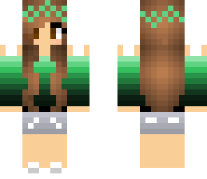 cute green sweater girl