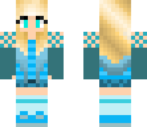 blue girl