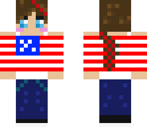 flag girl edit