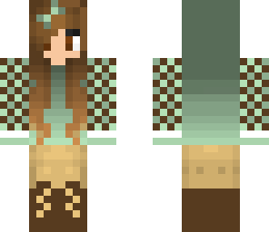 winter nature girl