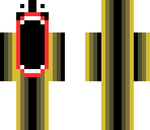 giant mouth black yellow