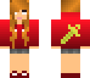 herobrine girl red fixed