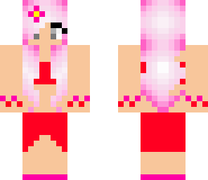 summer red hula girl