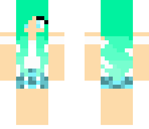 updated green and blue girl