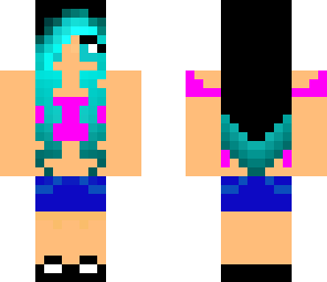 blue summer girl
