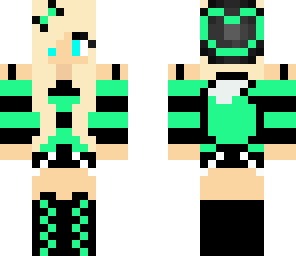 blue heart wolf girl